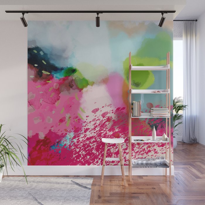 pink landscape Wall Mural Gallery Image 1