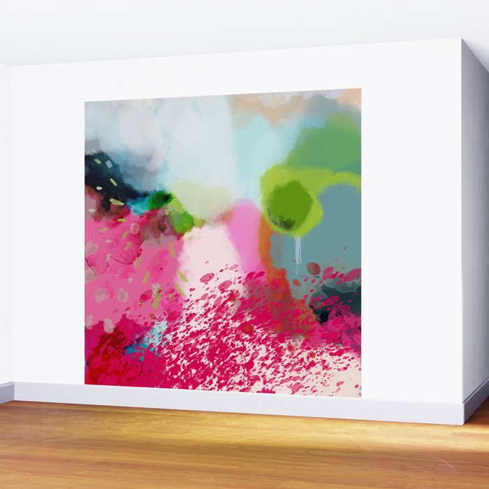 pink landscape Wall Mural Gallery Image 2