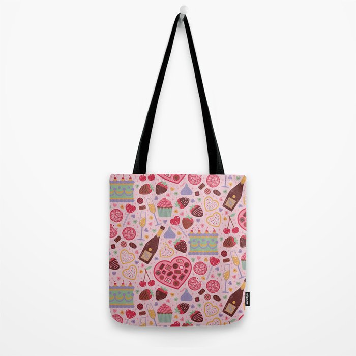 Candy Hearts Tote Bag Gallery Image 2