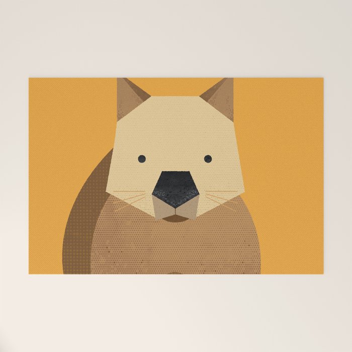 Whimsy Wombat Welcome Mat Gallery Image 1