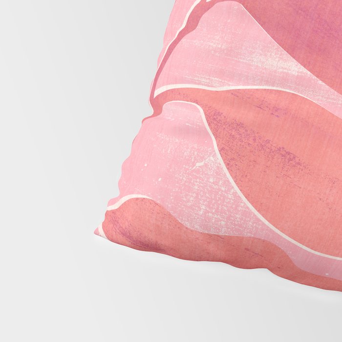 Dancing Queen - Pink Botanical Pillow Sham Gallery Image 4