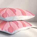 Dancing Queen - Pink Botanical Pillow Sham Gallery Image 3