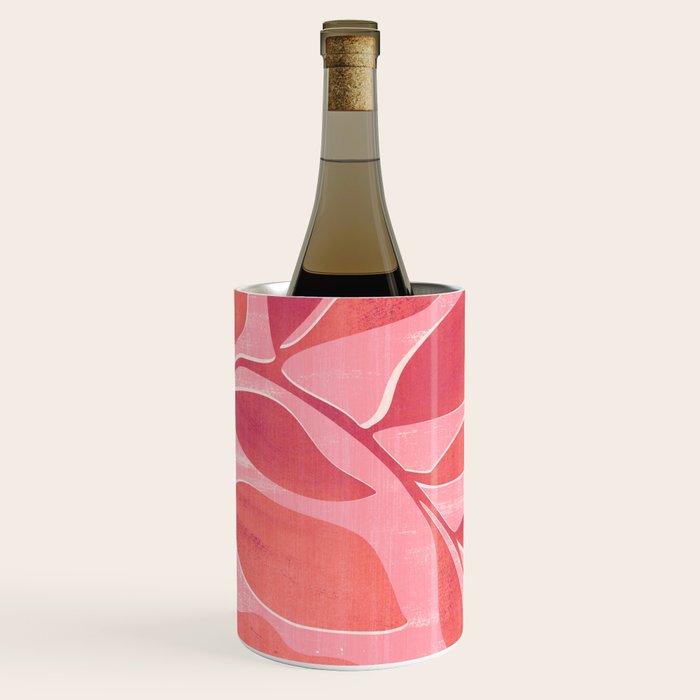 Dancing Queen - Pink Botanical Wine Chiller Gallery Image 1