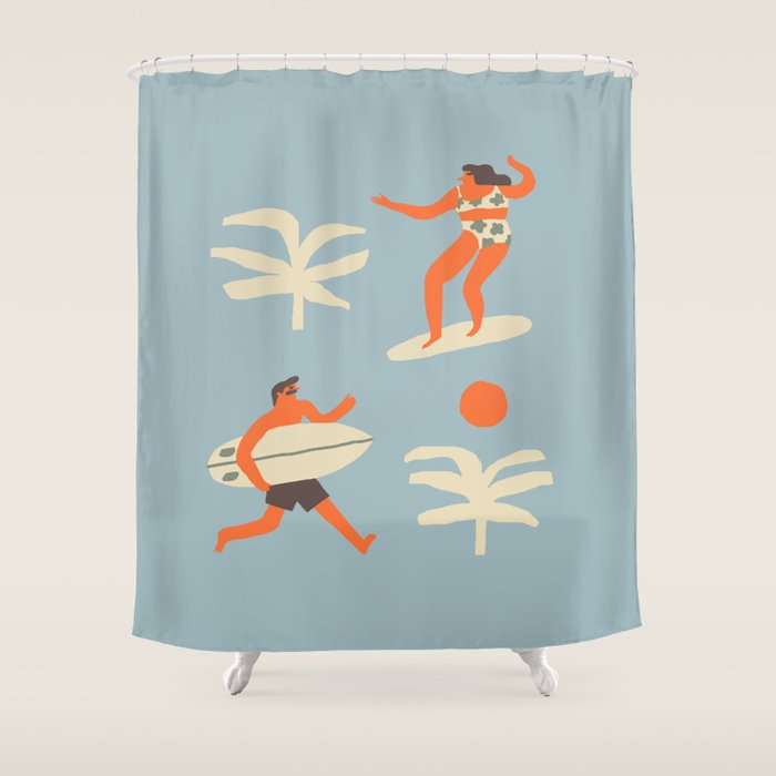 Always sunny in Bali Shower Curtain Gallery Image 1