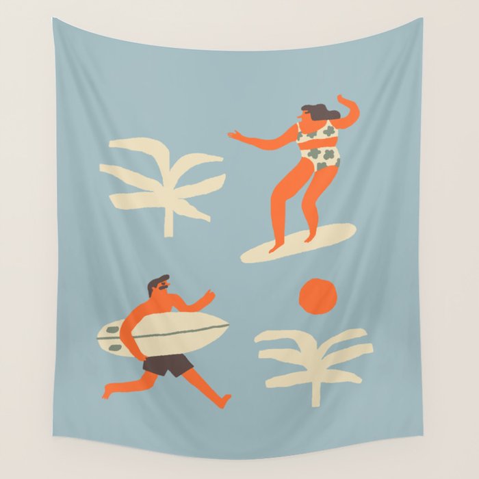 Always sunny in Bali Wall Tapestry Gallery Image 4