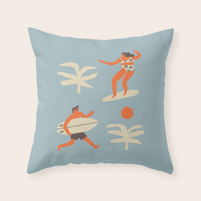 Always sunny in Bali Throw Pillow Gallery Image 6