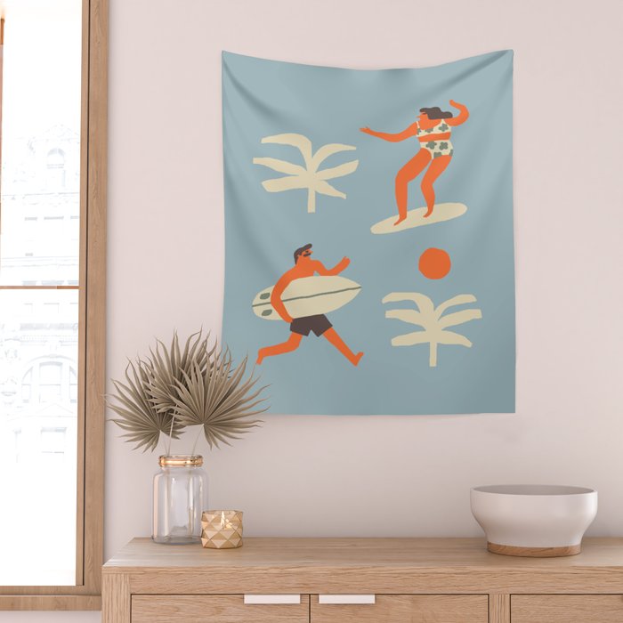 Always sunny in Bali Wall Tapestry Gallery Image 2