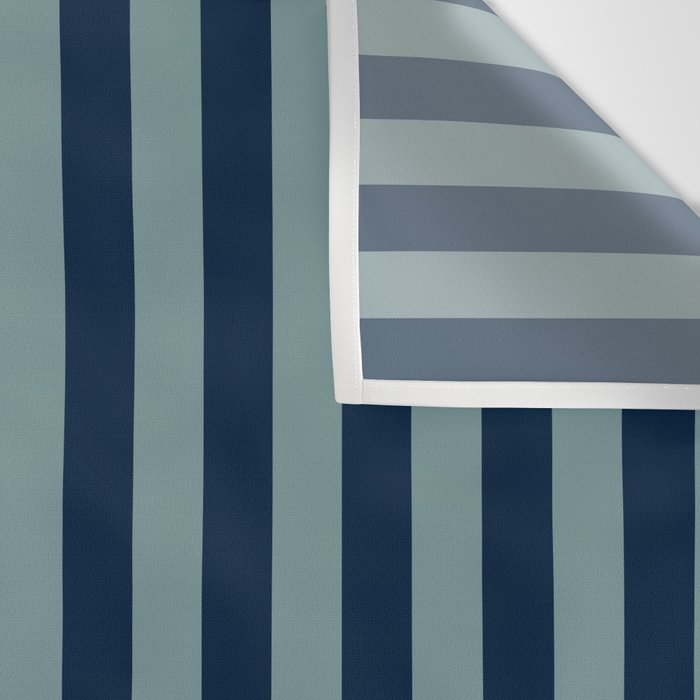 Classic Indigo Blue Cove Stripe Wall Tapestry Gallery Image 3