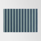 Classic Indigo Blue Cove Stripe Rug Gallery Image 2