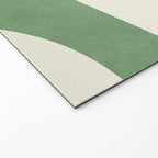 Abstract Lines Composition - Green Yellow Welcome Mat Gallery Image 2