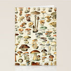 Vintage Mushroom & Fungi Chart by Adolphe Millot Stationery Card Gallery Image 2