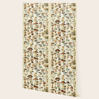 Vintage Mushroom & Fungi Chart by Adolphe Millot Wallpaper Gallery Image 2