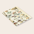 Vintage Mushroom & Fungi Chart by Adolphe Millot Notebook Gallery Image 2
