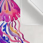 Jellyfish - Magenta Palette Wall Tapestry Gallery Image 3