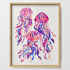 Jellyfish - Magenta Palette Serving Tray Gallery Image 1