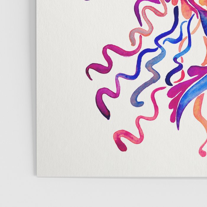 Jellyfish - Magenta Palette Poster Gallery Image 3