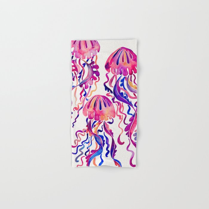 Jellyfish - Magenta Palette Towels Gallery Image 1