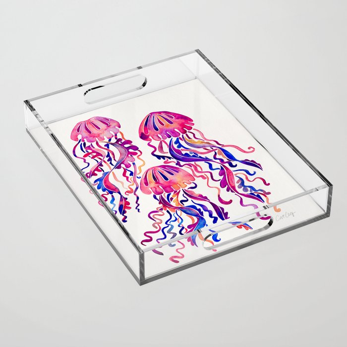 Jellyfish - Magenta Palette Acrylic Tray Gallery Image 1