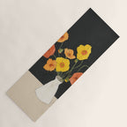 Field Wildflowers Black Yoga Mat Gallery Image 1