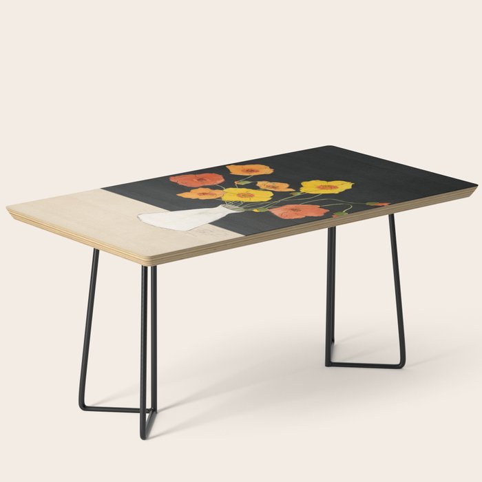 Field Wildflowers Black Coffee Table Gallery Image 1