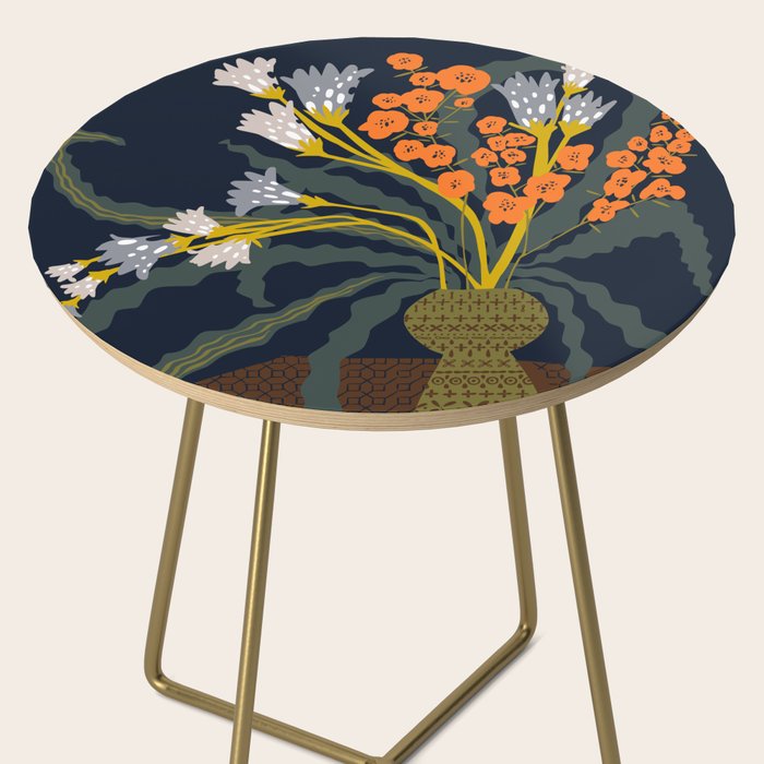 Matisse Flower Vase modern Illustration dark Side Table Gallery Image 2