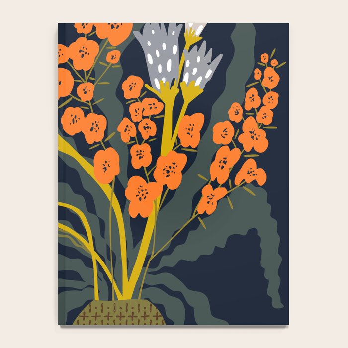 Matisse Flower Vase modern Illustration dark Notebook Gallery Image 4