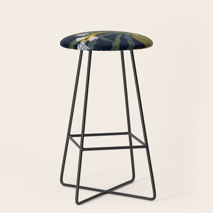 Matisse Flower Vase modern Illustration dark Stool Gallery Image 1