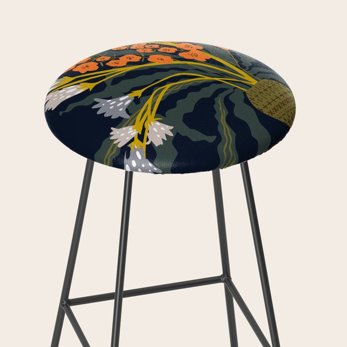 Matisse Flower Vase modern Illustration dark Stool Gallery Image 2