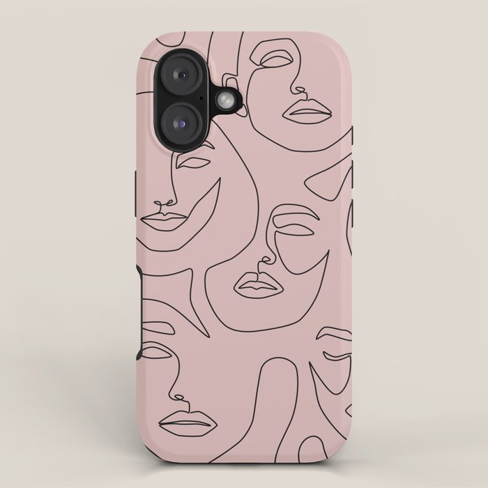 Blush Faces iPhone Case Gallery Image 1