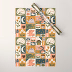 Repose - Cozy Patchwork Wrapping Paper Gallery Image 1