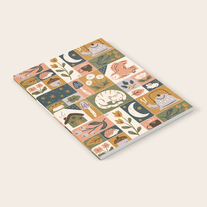 Repose - Cozy Patchwork Notebook Gallery Image 2