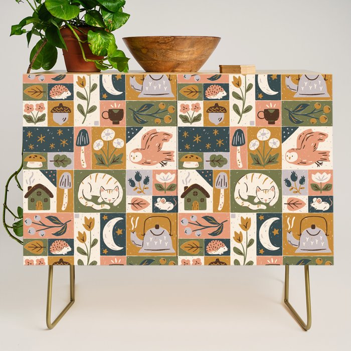 Repose - Cozy Patchwork Credenza Gallery Image 1