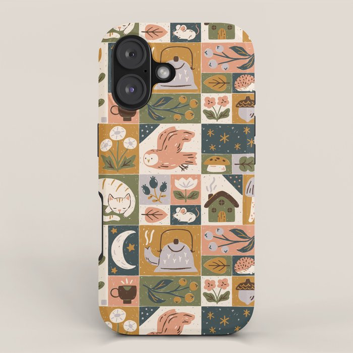 Repose - Cozy Patchwork iPhone Case Gallery Image 1