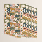Repose - Cozy Patchwork Wrapping Paper Gallery Image 3