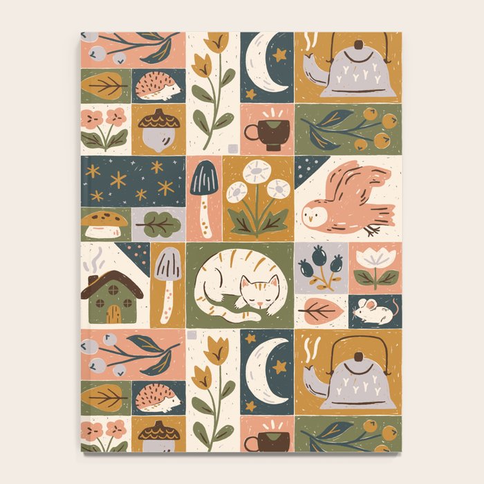 Repose - Cozy Patchwork Notebook Gallery Image 4