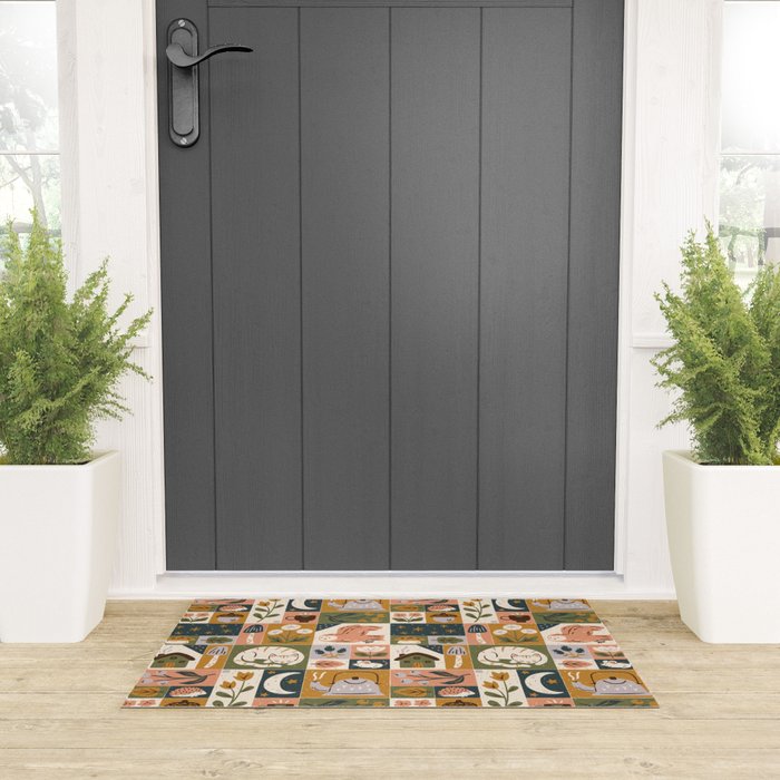 Repose - Cozy Patchwork Welcome Mat Gallery Image 3