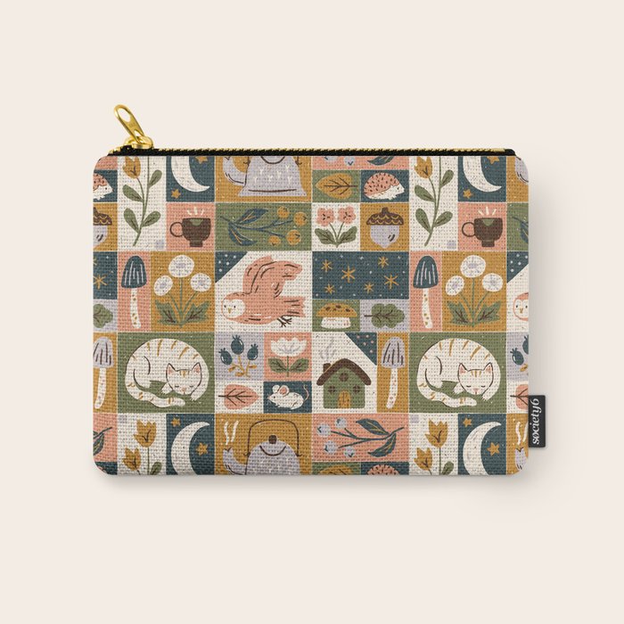 Repose - Cozy Patchwork Carry All Pouch Gallery Image 1