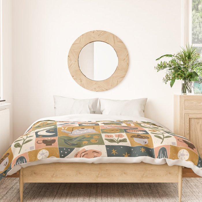 Repose - Cozy Patchwork Duvet Cover Gallery Image 3