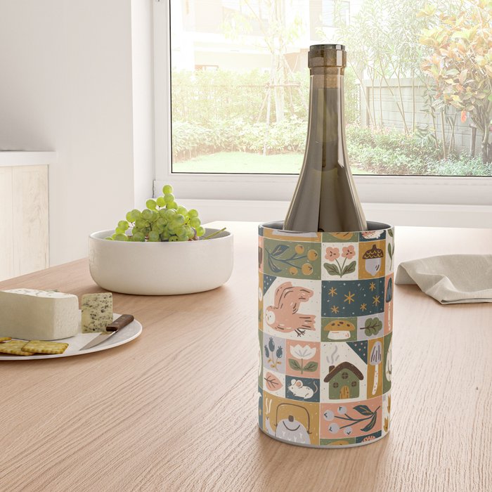 Repose - Cozy Patchwork Wine Chiller Gallery Image 4