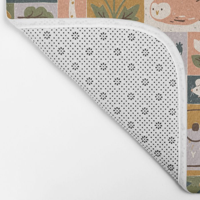Repose - Cozy Patchwork Bath Mat Gallery Image 2