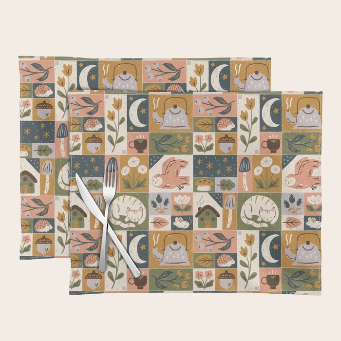 Repose - Cozy Patchwork Placemat Gallery Image 1