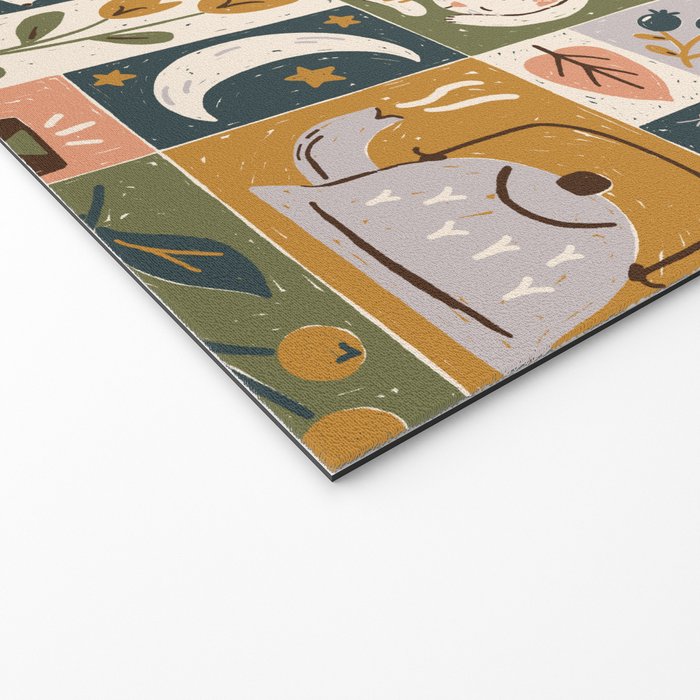 Repose - Cozy Patchwork Welcome Mat Gallery Image 2