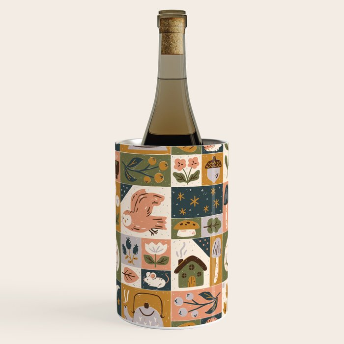 Repose - Cozy Patchwork Wine Chiller Gallery Image 1