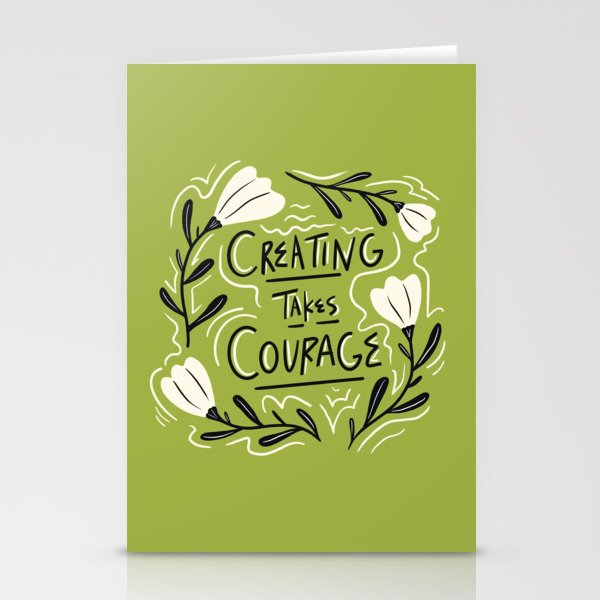 Creating Takes Courage Stationery Card Gallery Image 1