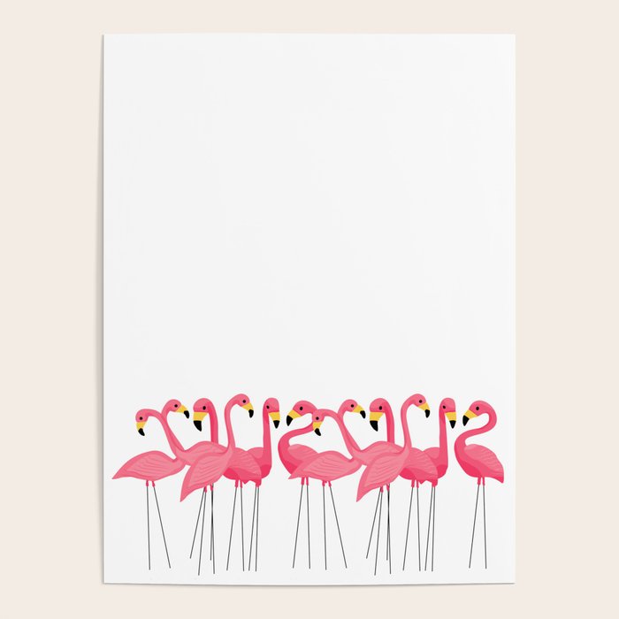 Cuban Pink Flamingos Poster Gallery Image 1