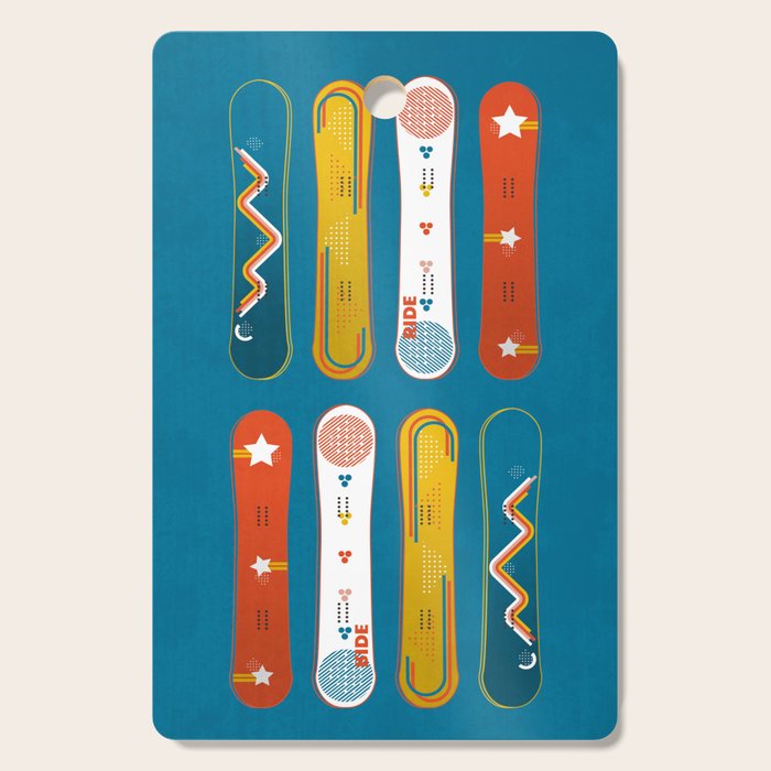 SNOWBOARD DESIGN Cutting Board Gallery Image 1