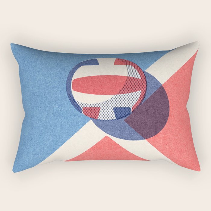 BALLS / Volleyball I Rectangular Pillow Gallery Image 1