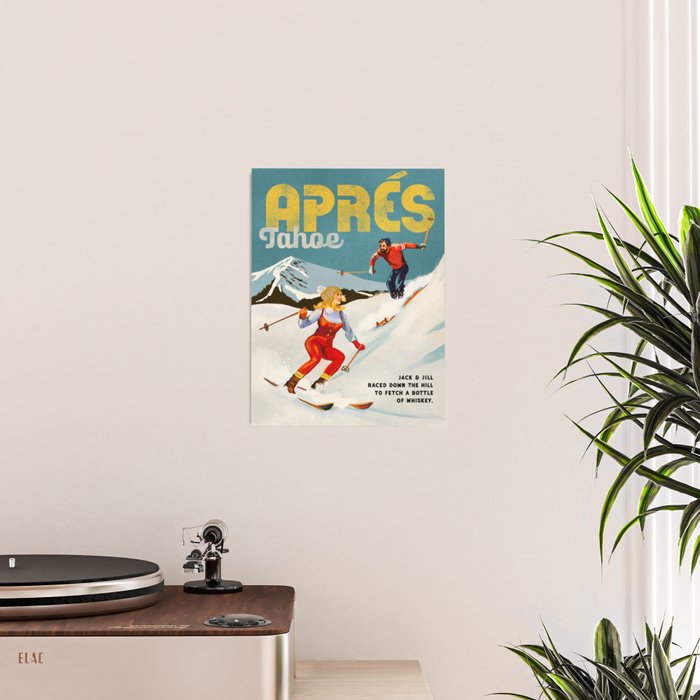 Apres Ski Lake Tahoe, California Poster Gallery Image 2