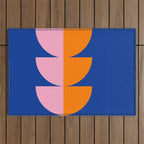 Spring- Pantone Warm color 02 Outdoor Rug Gallery Image 1