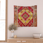 Dazkiri Southwest Anatolian Rug Print Wall Tapestry Gallery Image 2